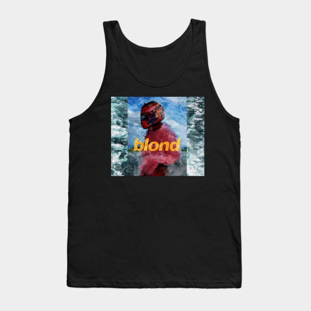 blond x ocean Tank Top by designs-hj